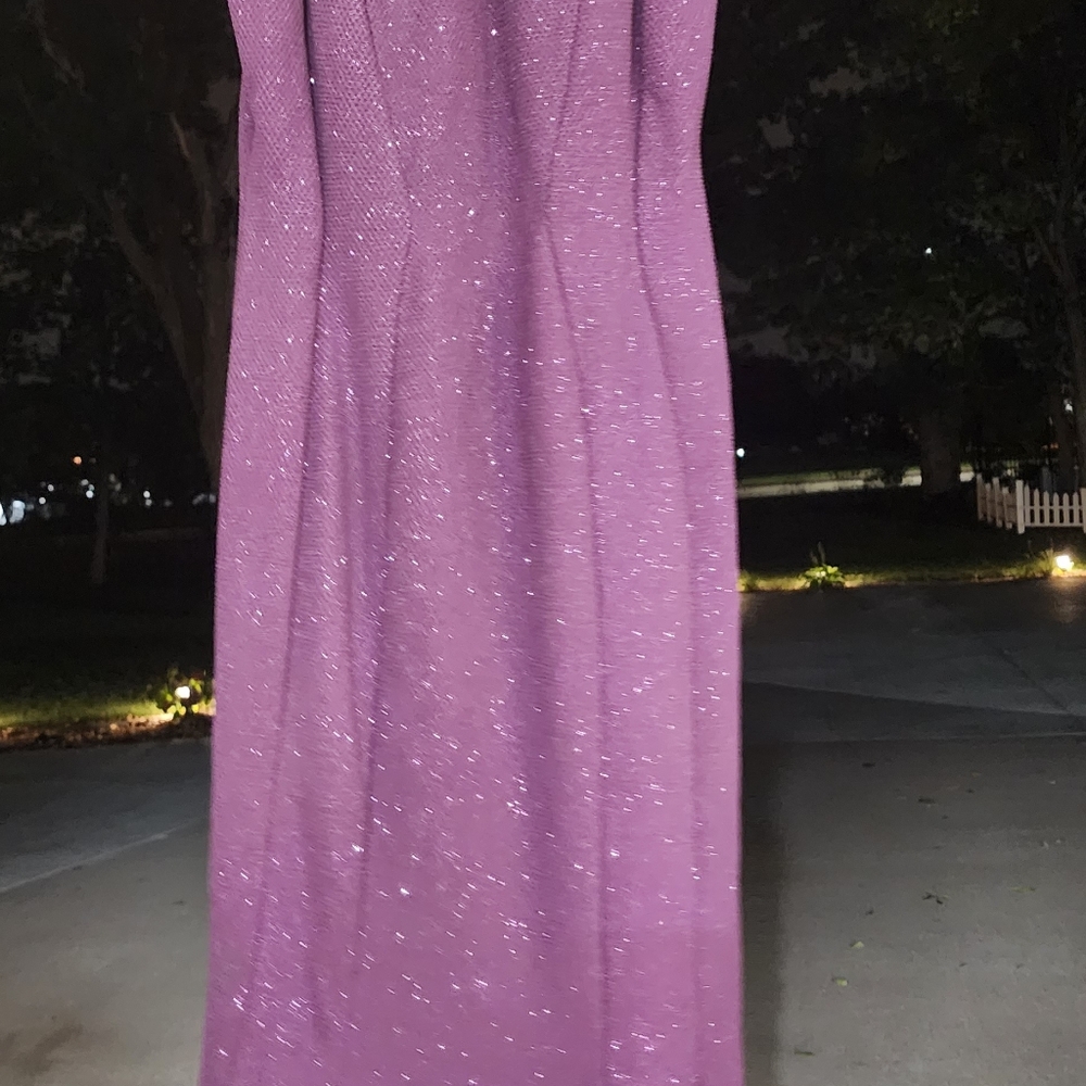 Purple glitter dress from Macy's